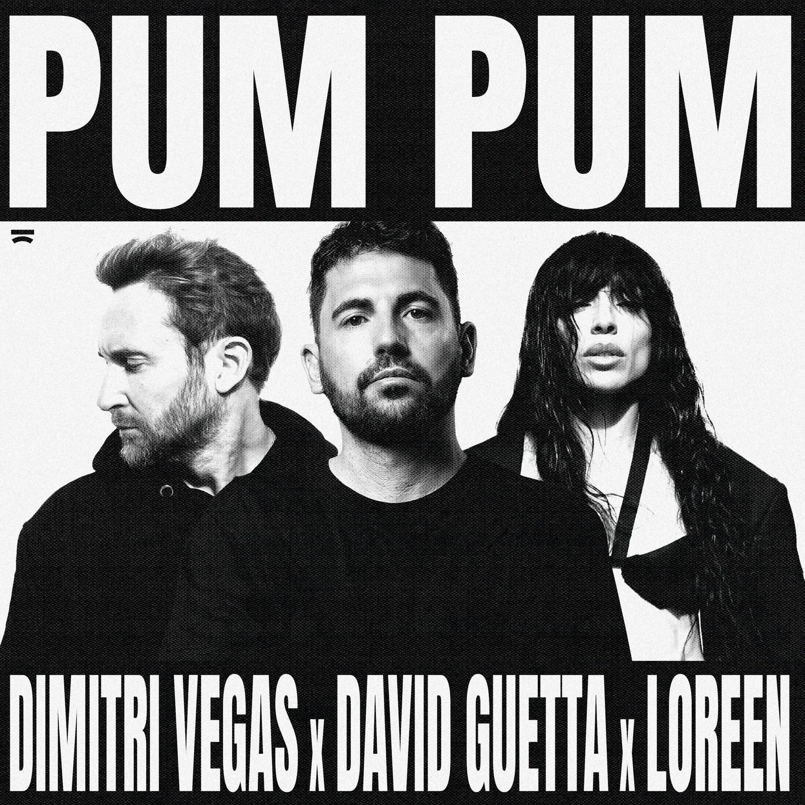 Capa oficial do single “Pum Pum” com Dimitri Vegas, David Guetta e Loreen – lançamento de Drum & Bass pela Smash The House.