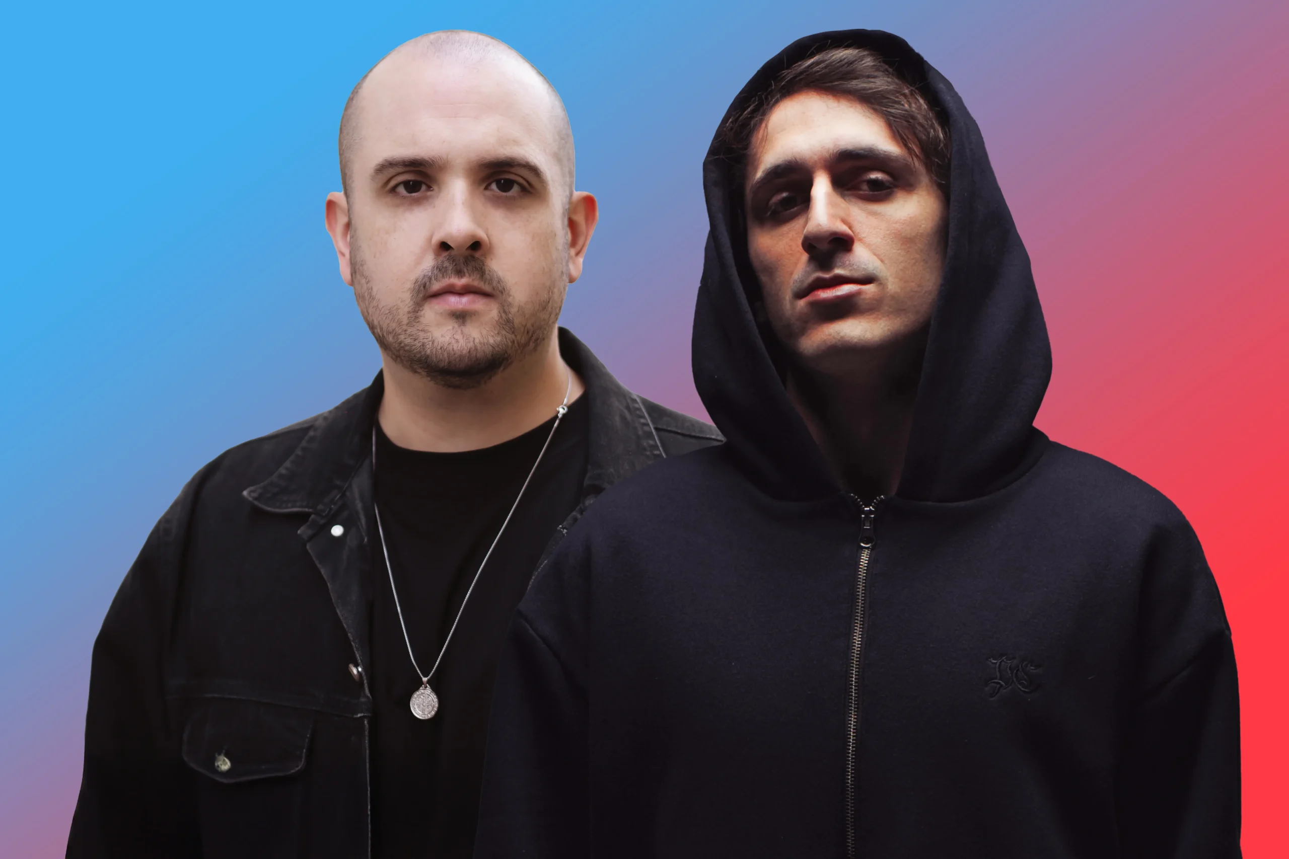 Victor Ruiz e HNGT em foto promocional do single “A New Day”