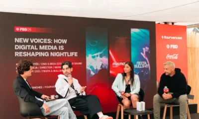 Painel do Fun Business Days discutindo como a mídia digital está transformando a indústria global de nightlife