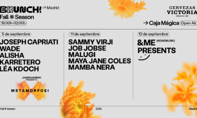 Line-up do Brunch Electronik Madrid na Caja Mágica em setembro de 2026